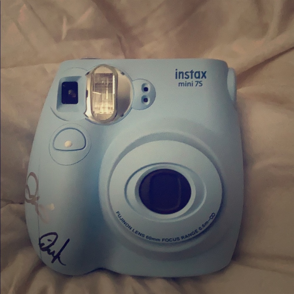 Polaroid signed by sleeping with sirens!!!
